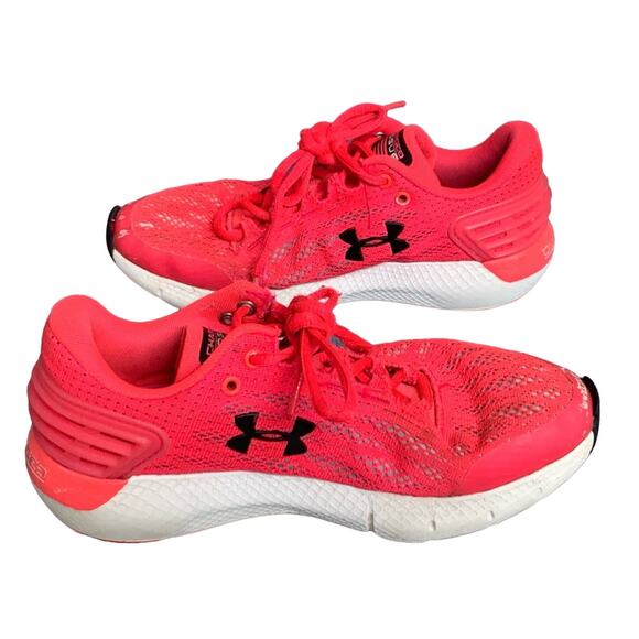 Under Armour Shoes - UNDER ARMOUR CHARGED ROGUE ATHLETIC SHOES HYPER PUNCH WOMENS 5 YOUTH 3.5 NICE